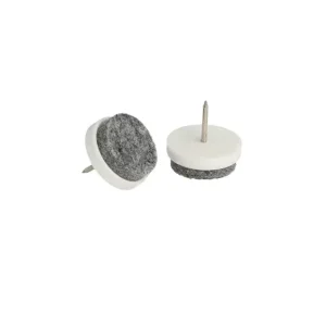 Golvskydd 18-28mm Plast/Grå Filt 4-Pack