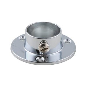 Rörhållare Sidfäste 19mm Krom