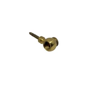 Rörhållare / Trappöggla 9,5mm Mässing (2-Pack)