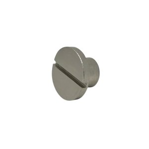 Hattmutter Spår Mattborstad Nickel M10