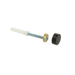 Spegelfäste/Täckhatt – Svart – 4-Pack
